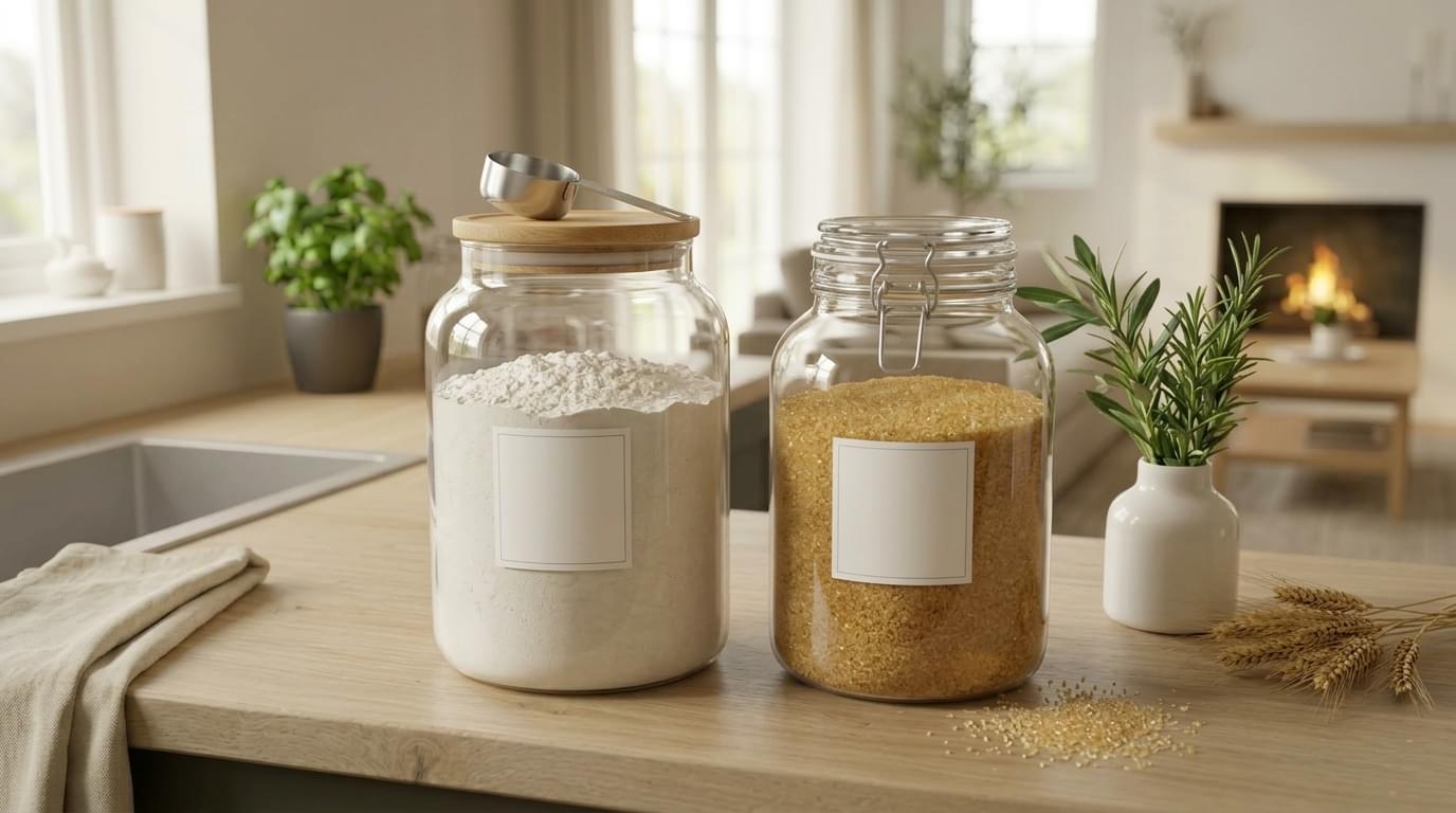 Best Glass Jars for 5lb Flour & Sugar: Airtight Test