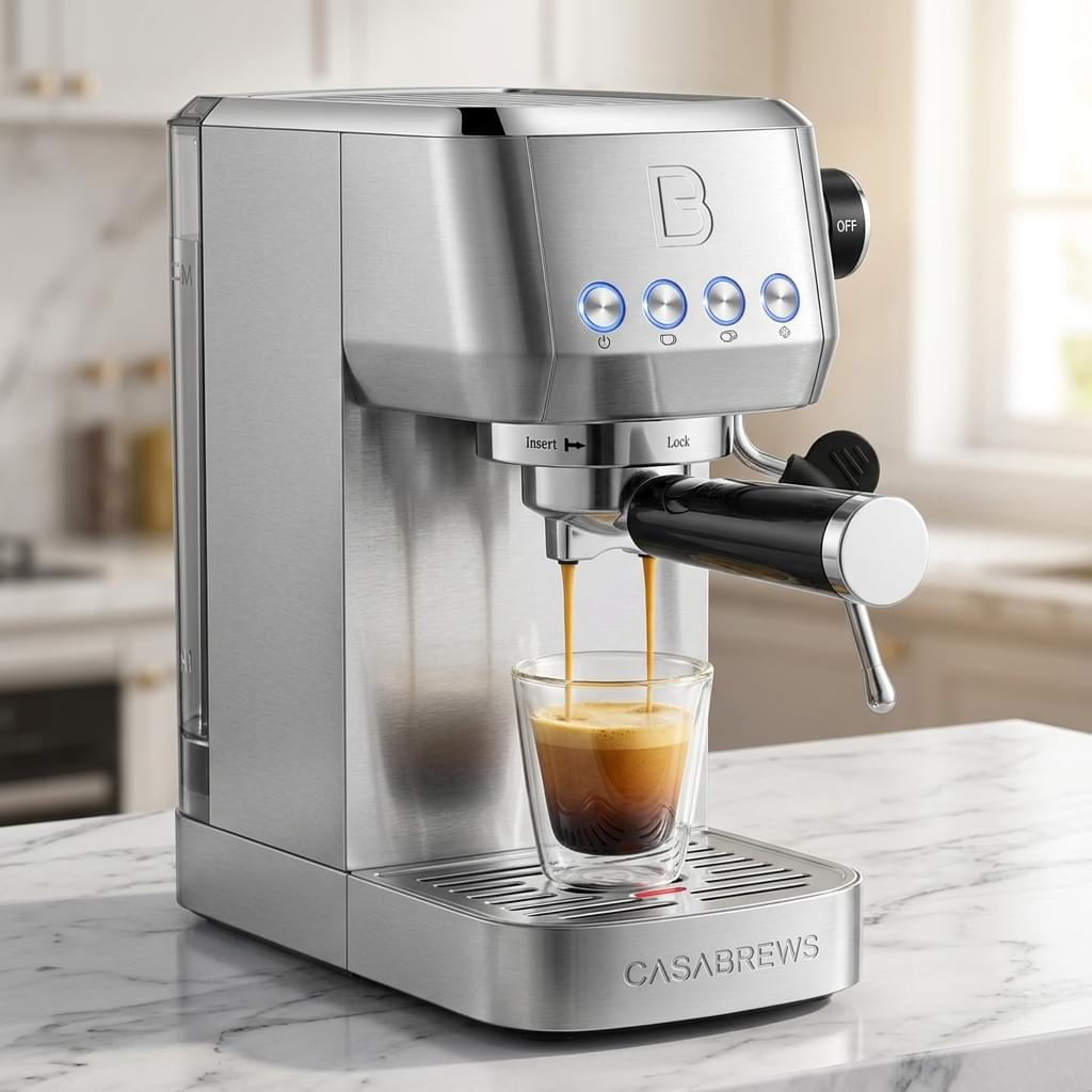 CASABREWS 3700 Essential 20-Bar Compact Espresso Machine