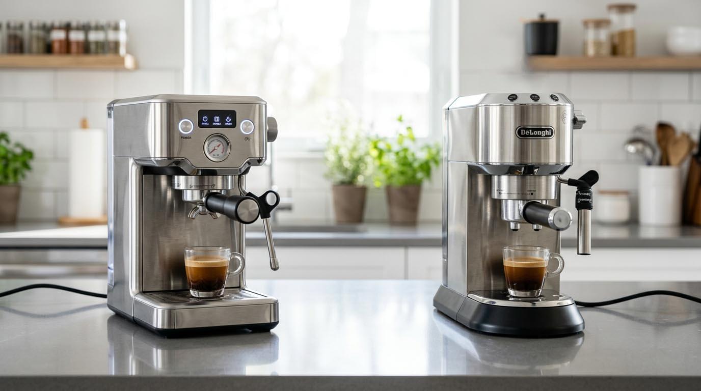 CASABREWS vs De'Longhi Dedica: Budget Compact Espresso Showdown