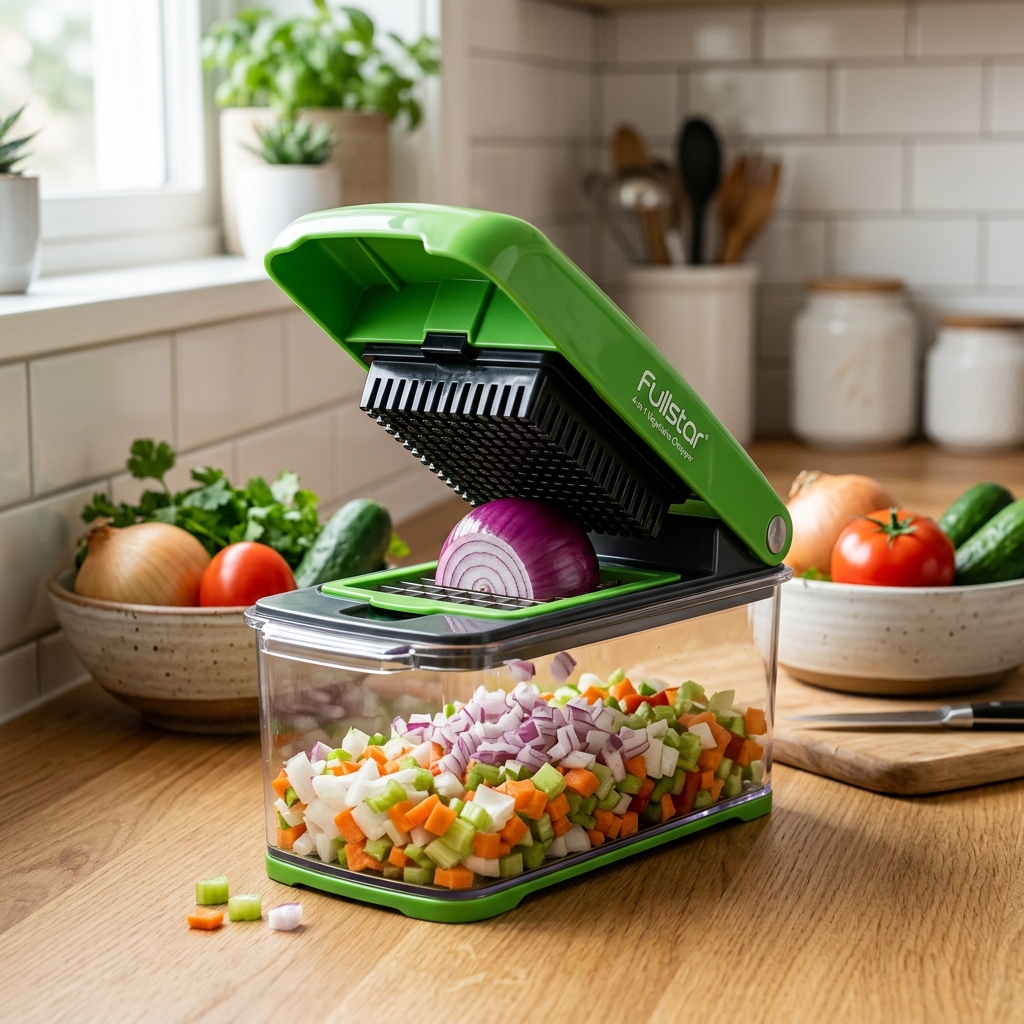 Fullstar 4-in-1 Heavy Duty Vegetable Chopper & Spiralizer